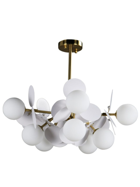 Люстра на штанге с плафонами бронза G9 D68см Zortes FLORET ZRS.01201.10