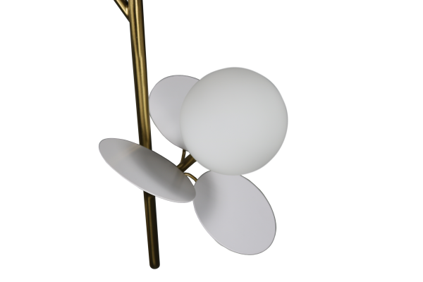 Люстра с плафонами бронза D22см